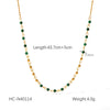 Wholesale Women's Stainless Steel And Titanium Steel Geometric Beaded Sun Pendant Necklace With Electroplating