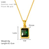 Wholesale Women's Stainless Steel And Titanium Steel Heart Pattern Electroplated Cross Chain Necklace
