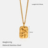 Wholesale Women's Stainless Steel And Titanium Steel Jewelry With Electroplated Cartoon Character Pattern Snake Bone Chain Necklace
