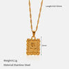 Wholesale Women's Stainless Steel And Titanium Steel Jewelry With Electroplated Cartoon Character Pattern Snake Bone Chain Necklace