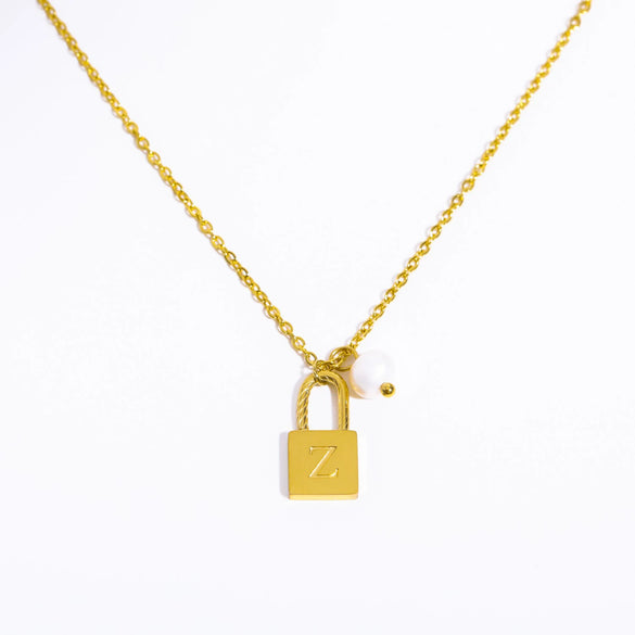 Wholesale Women's Stainless Steel And Titanium Steel Letter And Constellation Handmade Pendant Necklace With O Chain