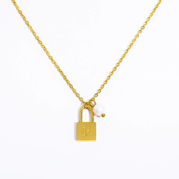 Wholesale Women's Stainless Steel And Titanium Steel Letter And Constellation Handmade Pendant Necklace With O Chain