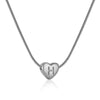 Wholesale Women's 316L Stainless Steel And 316L Stainless Steel Love Necklace With Letter Pendant And Snake Bone Chain Electroplated Fashion Minimalist Style