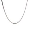 Wholesale Women's Stainless Steel And Titanium Steel Snake Bone Chain Necklace With Geometric Pattern And Electroplating Treatment