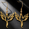 Wholesale Women's Stainless Steel Animal Pattern Electroplated Jewelry Set With O Word Chain Earrings And Necklaces