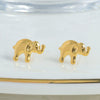 Wholesale Women's Stainless Steel Animal Zodiac Electroplated Earrings Retro And Versatile Design