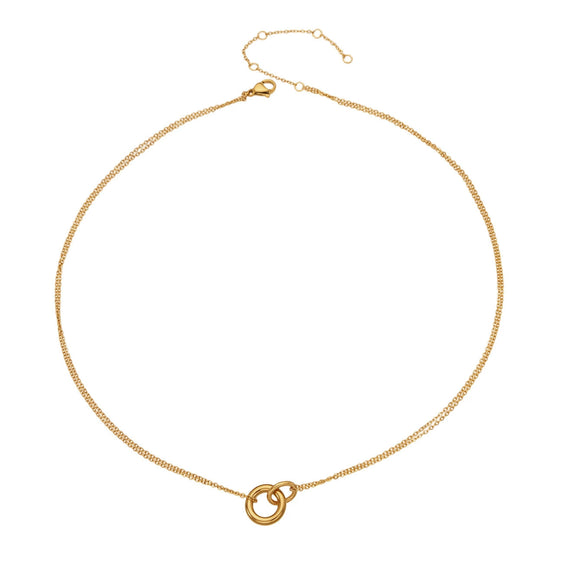 Wholesale Women's Stainless Steel Animal Zodiac Geometric Round Pendant Necklace With Electroplating