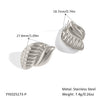 Wholesale Women's Stainless Steel Animal Zodiac Snail Earrings With Vacuum Real Gold Plating In Pvd Furnace