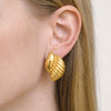 Wholesale Women's Stainless Steel Animal Zodiac Snail Earrings With Vacuum Real Gold Plating In Pvd Furnace