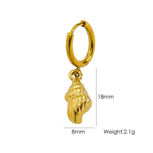 Wholesale Women's Stainless Steel Animals Zodiac Handmade Fine Throwing Vacuum In Furnace Polished Starfish Pendant Earrings