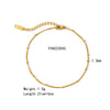 Wholesale Women's Stainless Steel Beach Anchor Accessories With Geometric Design And Vacuum Real Gold In Furnace Electroplating