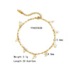 Wholesale Women's Stainless Steel Beach Anchor Accessories With Geometric Design And Vacuum Real Gold In Furnace Electroplating