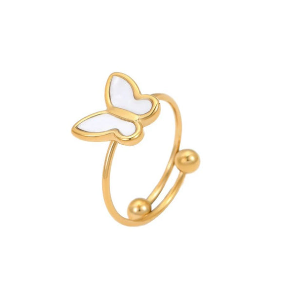 Wholesale Women's Stainless Steel Bow Pattern Jewelry Set With Electroplating Necklace Earrings Ring