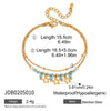 Wholesale Women's Stainless Steel Bracelet With Geometric Starburst Design Electroplated Hand Jewelry