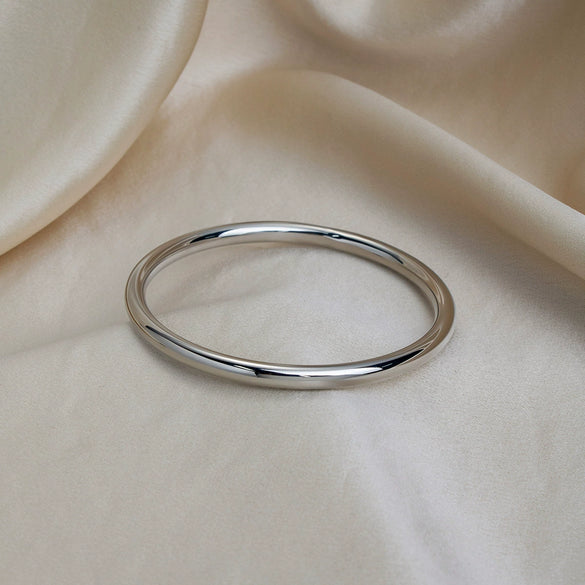 Wholesale Women's Stainless Steel Bracelet With Hollow Design And Geometric Style And Polish Processing
