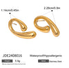 Wholesale Women's Stainless Steel Bracelets Light Luxury Style Geometric Electroplated