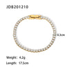Wholesale Women's Stainless Steel Bracelets Light Luxury Style Geometric Electroplated
