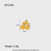 Wholesale Women's Stainless Steel Brushed Geometric Lemon Cherry Love Pendant Jewelry Accessories