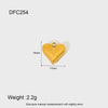 Wholesale Women's Stainless Steel Brushed Geometric Lemon Cherry Love Pendant Jewelry Accessories