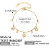 Wholesale Women's Stainless Steel Cross Crown Roman Numerals Pattern Electroplated Multipendant Necklace Bracelet Set