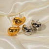 Wholesale Women's Stainless Steel Drop Shape Electroplated Fashion Personality Ear Jewelry