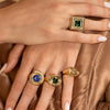 Wholesale Women's Stainless Steel Dropshaped Electroplated White Zircon Ring
