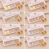 Wholesale Women's Stainless Steel Earrings With Diamond Inlay Butterfly Heart Star And Geometric Patterns