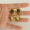 Wholesale Women's 316L Stainless Steel Earrings With Geometric Design And Electroplating Treatment