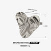 Wholesale Women's Stainless Steel Electroplated Asymmetrical Heartshaped Ring