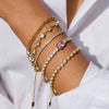 Wholesale Women's Stainless Steel Electroplated Blade Chain Necklace And Bracelet Accessories Fashion Minimalist Style