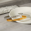 Wholesale Women's Stainless Steel Electroplated Bracelet With Irregular And Geometric Patterns