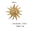 Wholesale Women's Stainless Steel Electroplated Constellation Open Ring Hand Jewelry