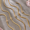 Wholesale Women's Stainless Steel Electroplated Doublelayer Flower Necklace And Bracelet Set Minimalist Light Luxury Style Jewelry Accessories