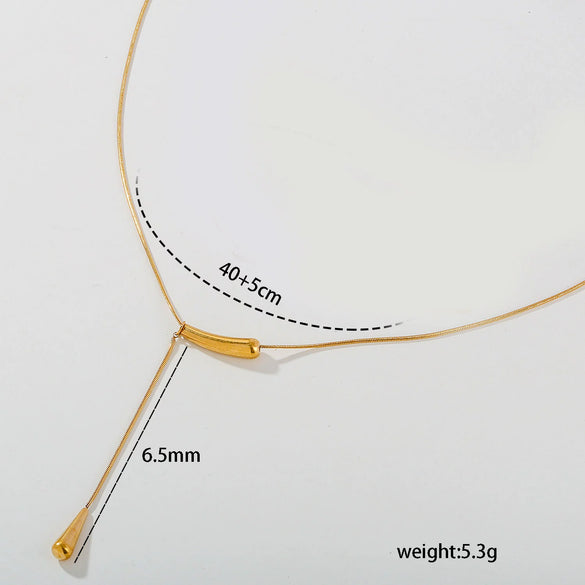 Wholesale Women's Stainless Steel Electroplated Flower Cross Chain Necklace