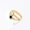 Wholesale Women's Stainless Steel Electroplated Geometric Hollow Tree Of Life Stackable Ring