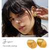 Wholesale Women's Stainless Steel Electroplated Geometric Striped Interlaced Earrings