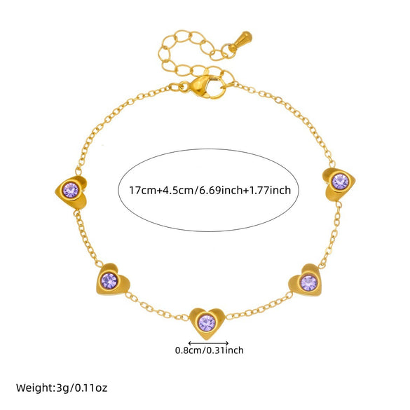 Wholesale Women's Stainless Steel Electroplated Heart Water Drop Bell Shaped Jewelry Accessories Three Piece Set