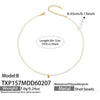 Wholesale Women's Stainless Steel Electroplated Pearl Beaded Necklace And Bracelet Jewelry Set