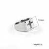 Wholesale Women's Stainless Steel Electroplated Ushaped Love Heart Ring Niche Style