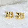 Wholesale Women's Stainless Steel Fashion Interwoven Winding Ring With Letters Numbers Text Pattern And Electroplating