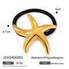 Wholesale Women's Stainless Steel Fivepointed Star Hair Ring Hair Rope Hair Accessories With Electroplating Treatment High Elasticity