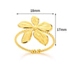 Wholesale Women's Stainless Steel Flower Design Earrings With Electroplating Retro Simple And Fashionable