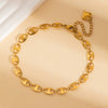 Wholesale Women's Stainless Steel Flower Heart Square Bead Bracelet With Star Pattern And Electroplating For Summer