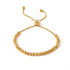 Wholesale Women's Stainless Steel Geometric Beaded Bracelet With Pvd Electroplated Joker Design