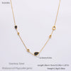 Wholesale Women's Stainless Steel Geometric Clavicle Chain Necklace Electroplated 18K Gold Fashion Ol Style