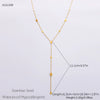 Wholesale Women's Stainless Steel Geometric Clavicle Chain Necklace Electroplated 18K Gold Fashion Ol Style