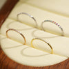 Wholesale Women's Stainless Steel Geometric Diamond Set Ring And Bracelet
