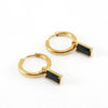 Wholesale Women's Stainless Steel Geometric Drop Shape Electroplated Earrings