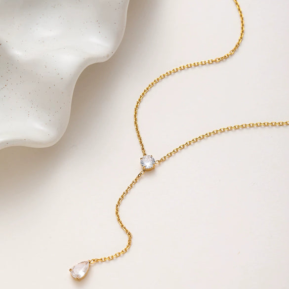 Wholesale Women's Stainless Steel Geometric Drop Shape Pendant Necklace With Oshaped Chain Vacuum Real Gold Plated In Pvd Furnace