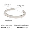 Wholesale Women's Stainless Steel Geometric Electroplated Bracelet Highend Jewelry